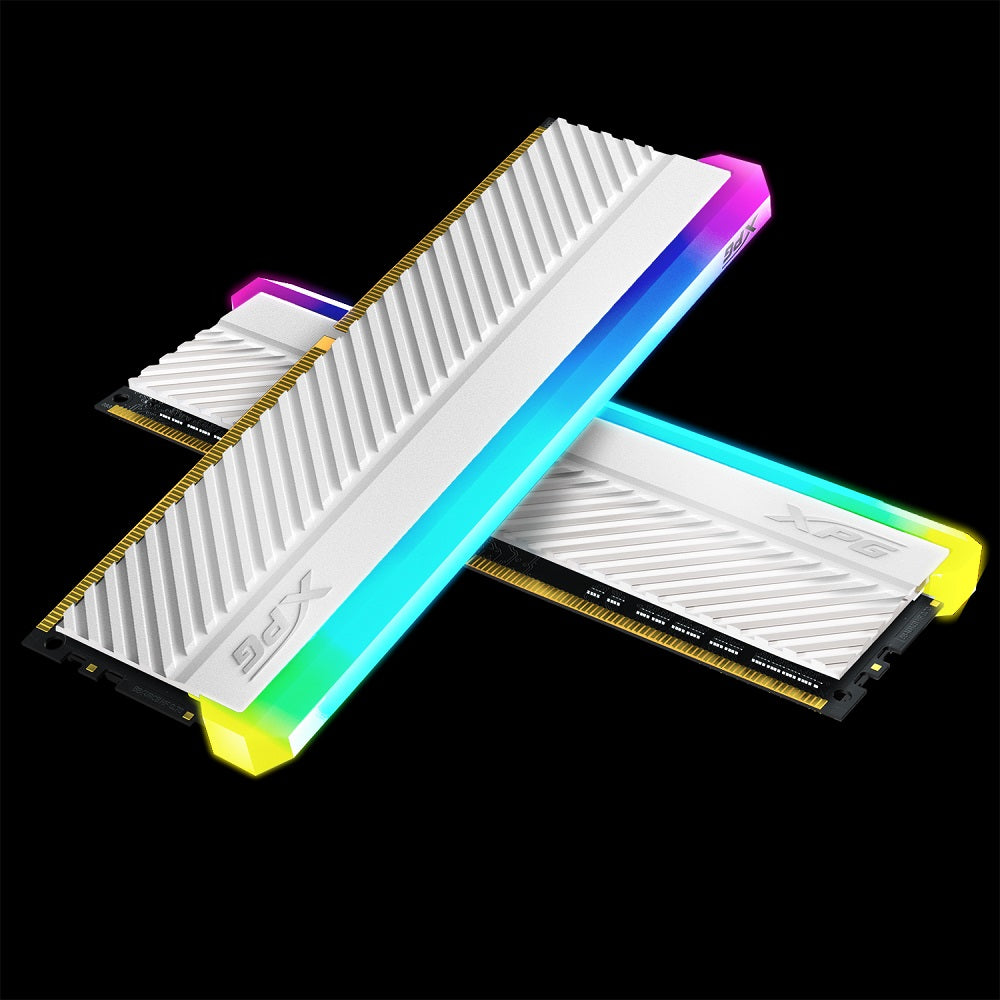 XPG Spectrix D45 16GB(8GBX2) DDR4 3600MHz RGB White Memory