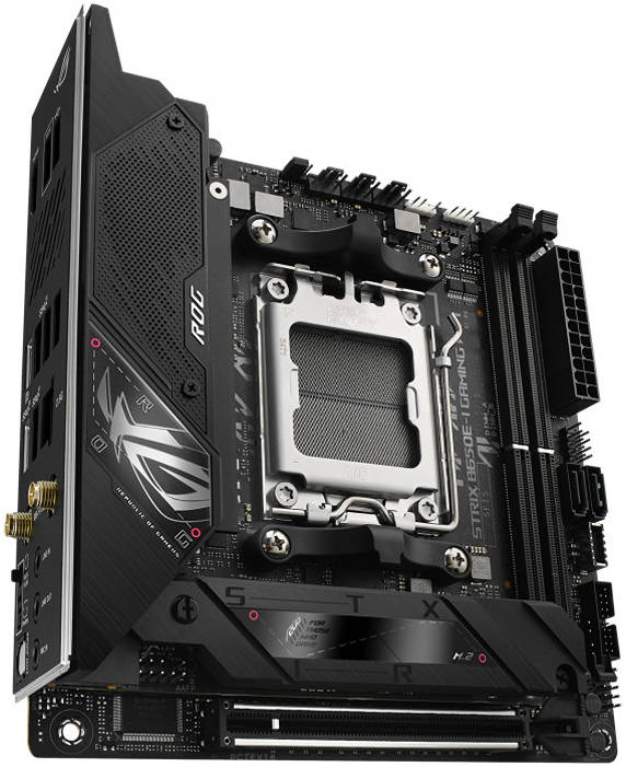 ASUS ROG STRIX B650E-I GAMING WIFI AM5 Mini-ITX Motherboard, 2x DDR5, Wi-Fi 6E/2.5Gb Eth/ BT v5.2 | 90MB1BI0-M0EAY0