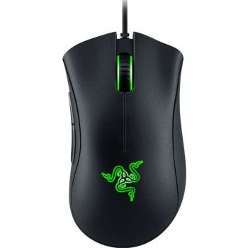 Razer DeathAdder Essential Wired Gaming Mouse with 6,400 DPI, Black | RZ01-03850100-R3M1