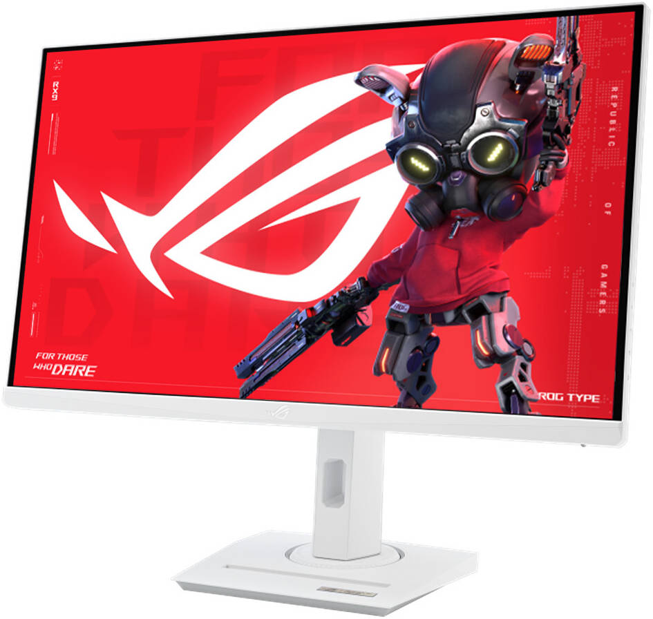 ASUS ROG Strix XG27ACS Monitor, 27" WQHD Fast IPS Display, 180Hz, 1ms, NVIDIA G-Sync & AMD FreeSync Technology, White | 90LM09Q1-B01170