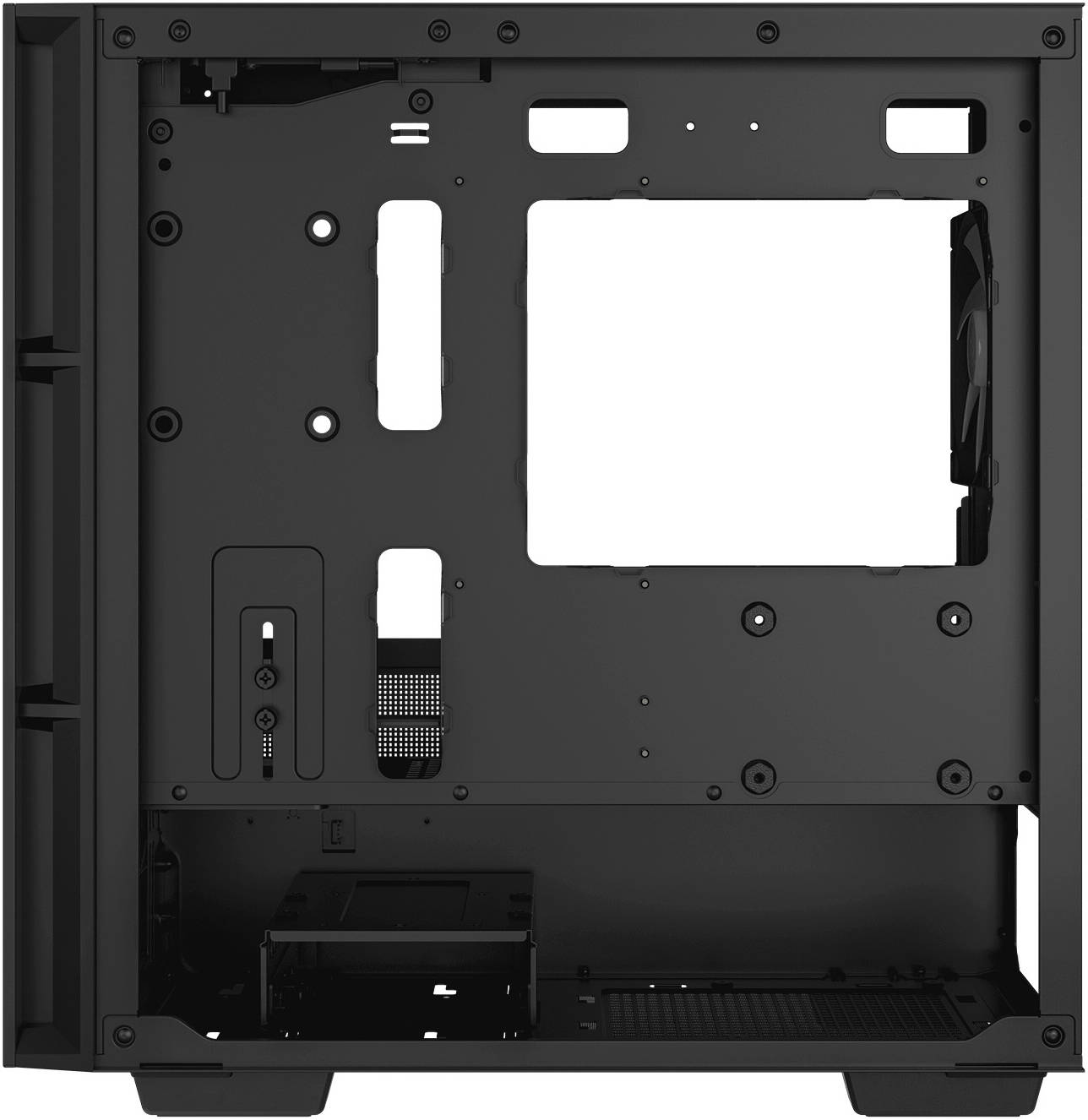 DeepCool CH360 Digital mATX Case, Digital Display, Black | R-CH360-BKAPE3D-G-1