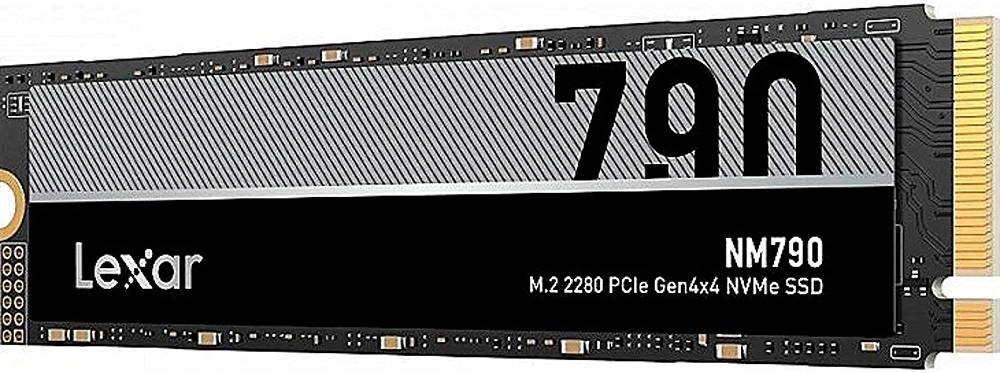 Lexar NM790 2TB M.2 NVMe SSD 2280 PCIe Gen4x4, 7200MB/s Read, 6500MB/s Write, 1.5M Hours MTBF, Black | LNM790X002T-RNNNG