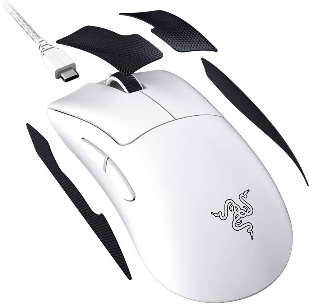 Razer DeathAdder V3 Pro Esports Mice, White,  | RZ01-04630200-R3G1