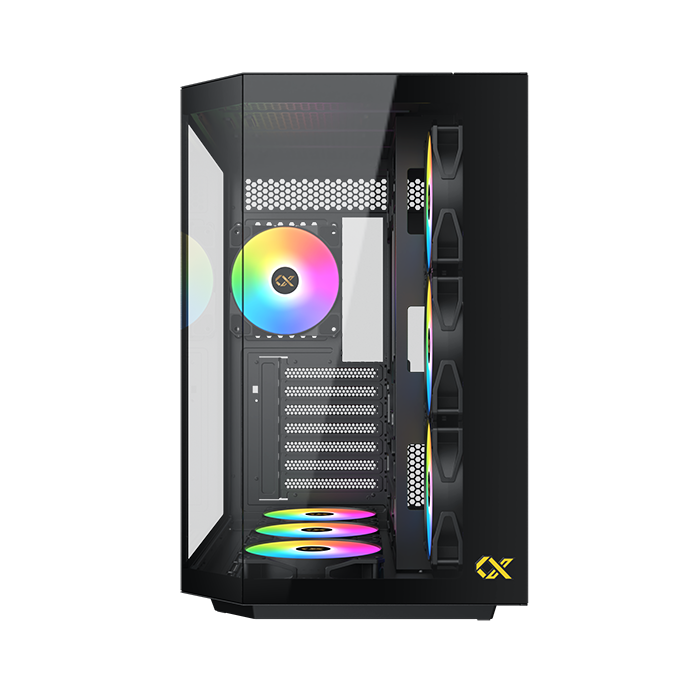 Xigmatek CUBI II Black E-ATX Mid-Tower Gaming Case | EN45486