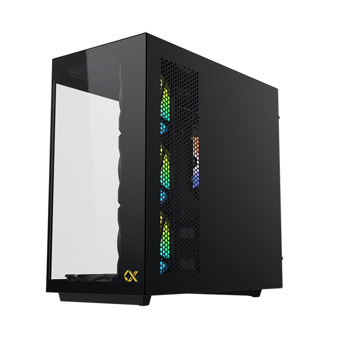 Xigmatek CUBI II Black E-ATX Mid-Tower Gaming Case | EN45486