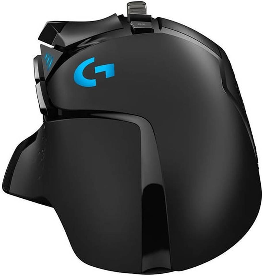 Logitech G502 HERO Wired USB Gaming Mouse, 200 to 16,000 dpi HERO Sensor, Hyper-fast Scroll Wheel, Customizable RBG Lighting, 11 Prog Buttons, Adjustable Weight System, Black | 910-005471