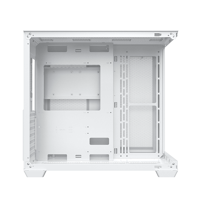 Xigmatek Pano Front Curved ARGB Gaming ATX Case White