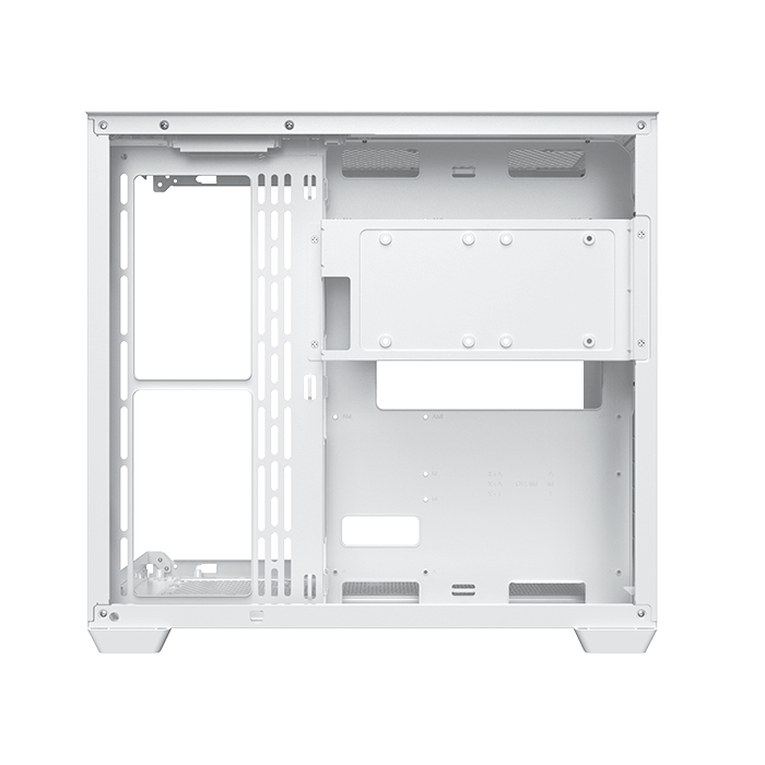 Xigmatek Pano Front Curved ARGB Gaming ATX Case White