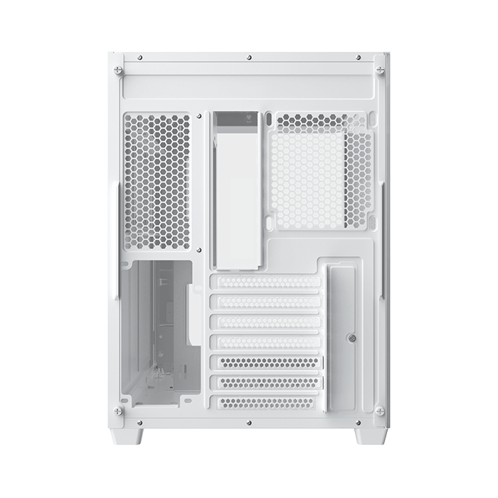 Xigmatek Pano Front Curved ARGB Gaming ATX Case White