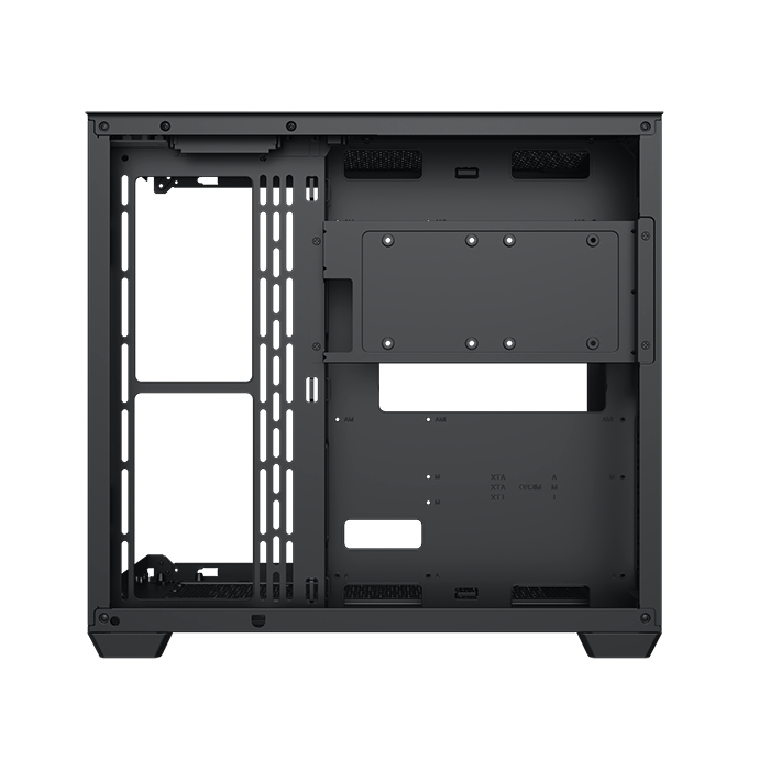 Xigmatek Pano Front Curved ARGB Gaming ATX Case, Black | EN44250