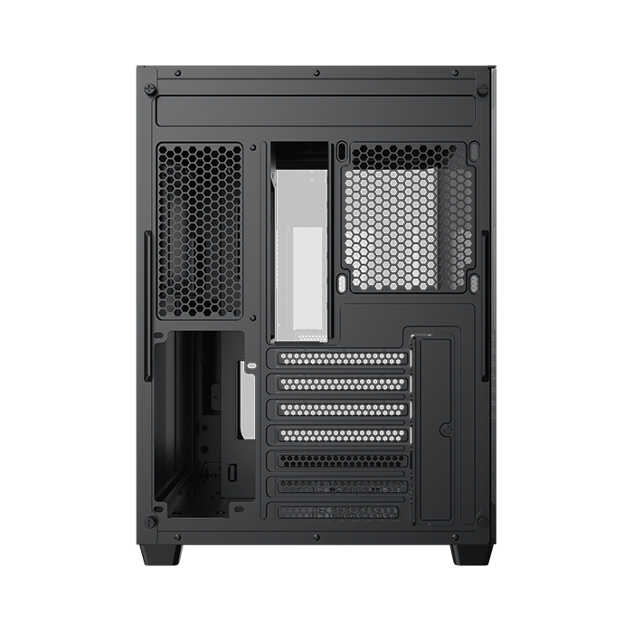 Xigmatek Pano Front Curved ARGB Gaming ATX Case, Black | EN44250