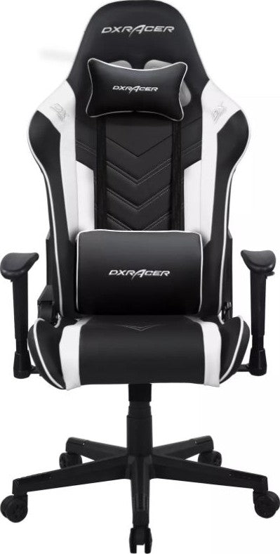 DXRacer P132 Prince Series Gaming Chair - WHITE/BLACK| GC-P132-NW-F2-158