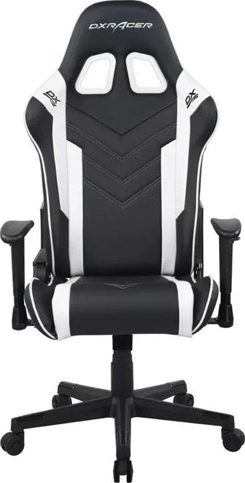 DXRacer P132 Prince Series Gaming Chair - WHITE/BLACK| GC-P132-NW-F2-158