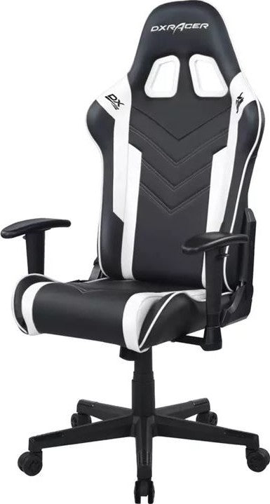 DXRacer P132 Prince Series Gaming Chair - WHITE/BLACK| GC-P132-NW-F2-158