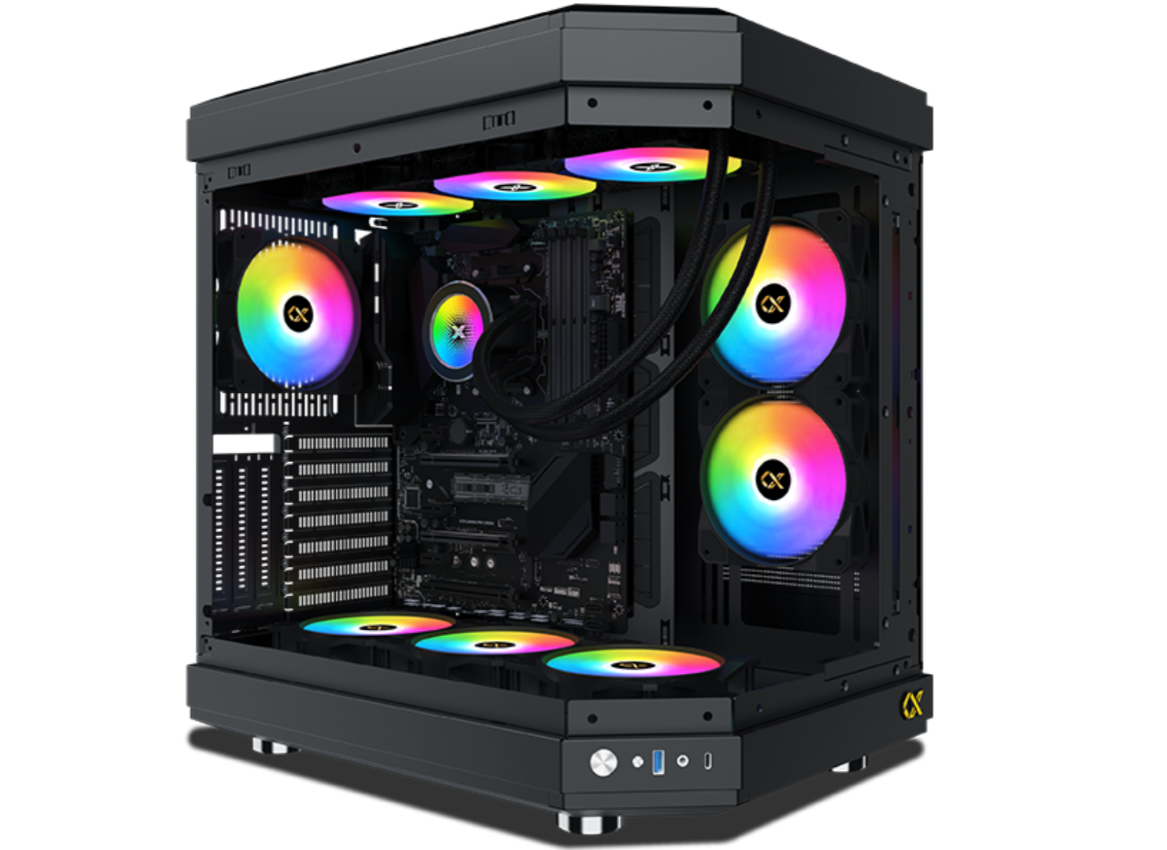 RTX 4070 SUPER ULTRA 5 GAMING PC BUILD | [Intel Ultra 5-245K CPU, RTX 4070 Super 12GB GPU, 32GB DDR5 RAM, 1TB M.2 NVMe, 750W PSU, Cubi II Tempered Glass Gaming Case]