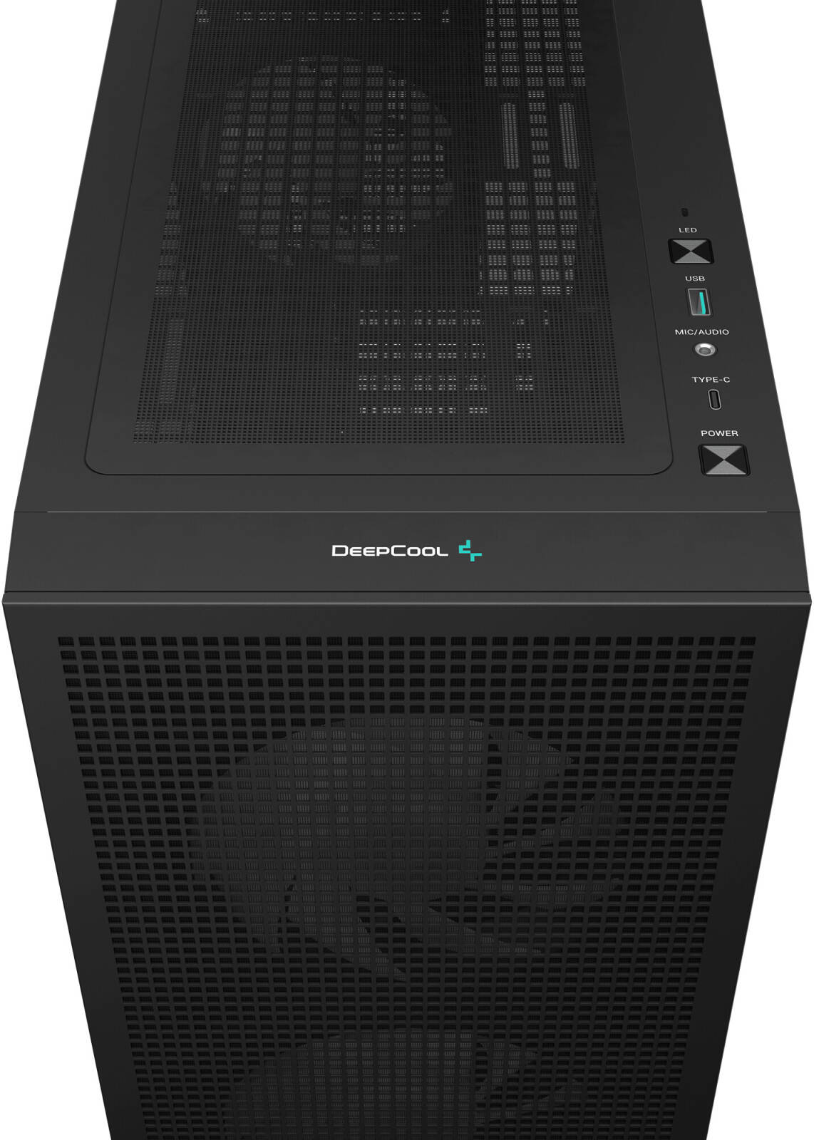 DeepCool CH360 Digital mATX Case, Digital Display, Black | R-CH360-BKAPE3D-G-1