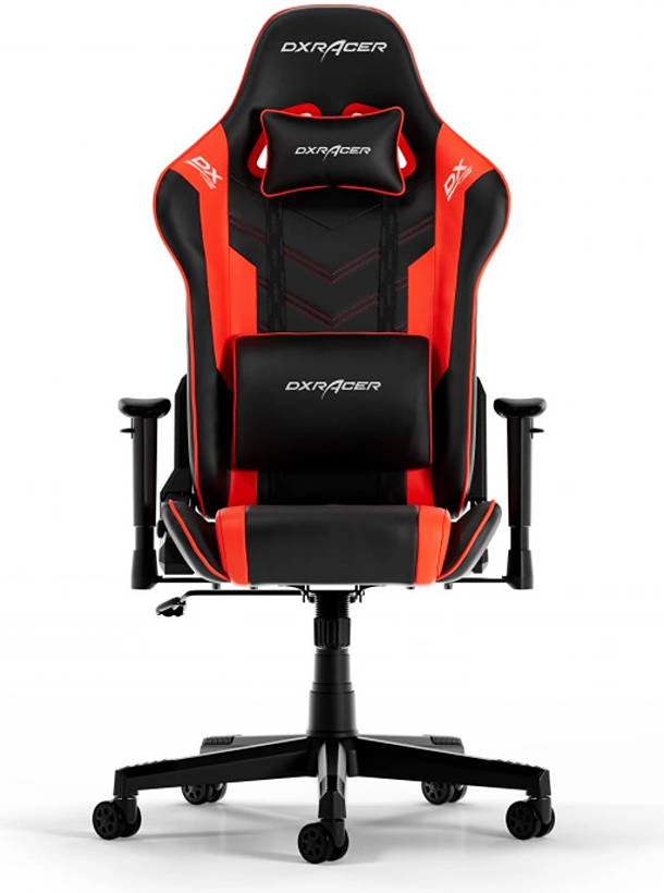 DXRacer P132 Prince Series Gaming Chair - Black/Red | GC-P132-NR-F2-158