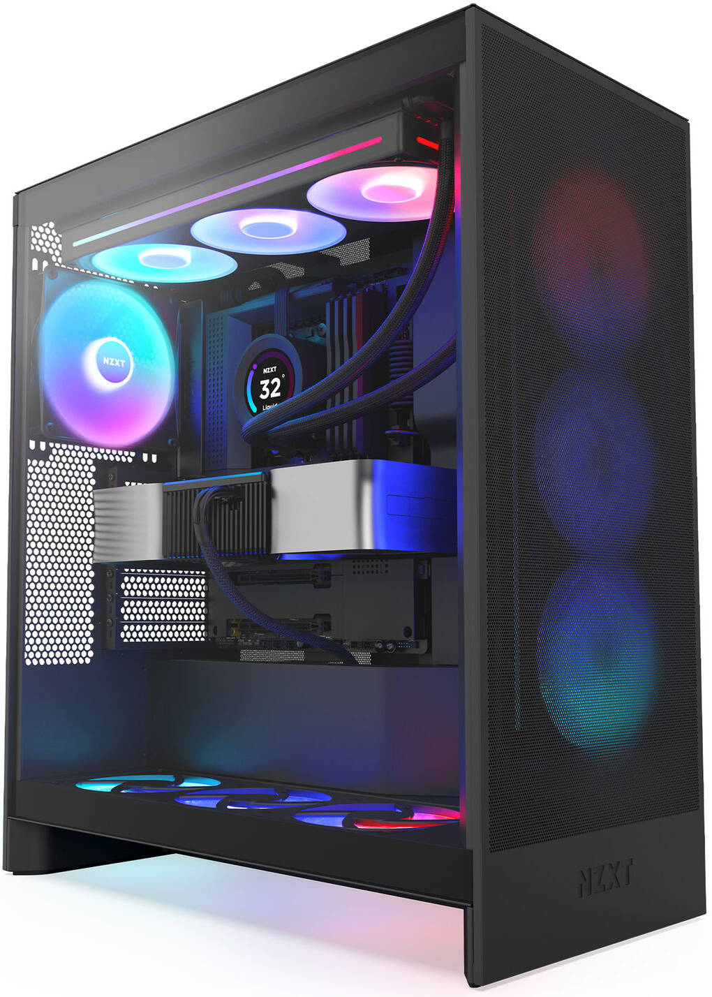 NZXT H7 Flow RGB Mid-Tower ATX Black