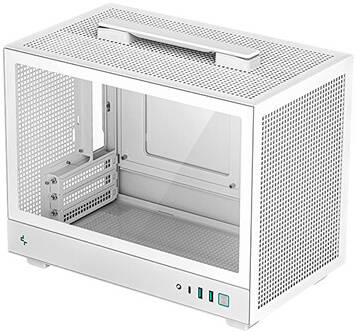 DEEPCOOL CH160 PORTSBLE HIGH SIRFLOW MINI-ITX CASE WHITE,R-CH160-WHNGI0-G-1,6933412774440