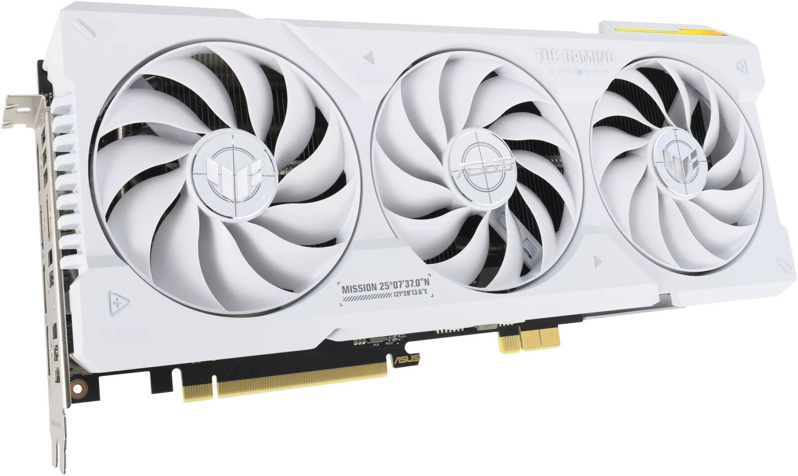 ASUS TUF Gaming GeForce RTX 4070 Ti SUPER BTF OC Graphics Card, 16GB GDDR6X, White | 90YV0KI0-M0NA00