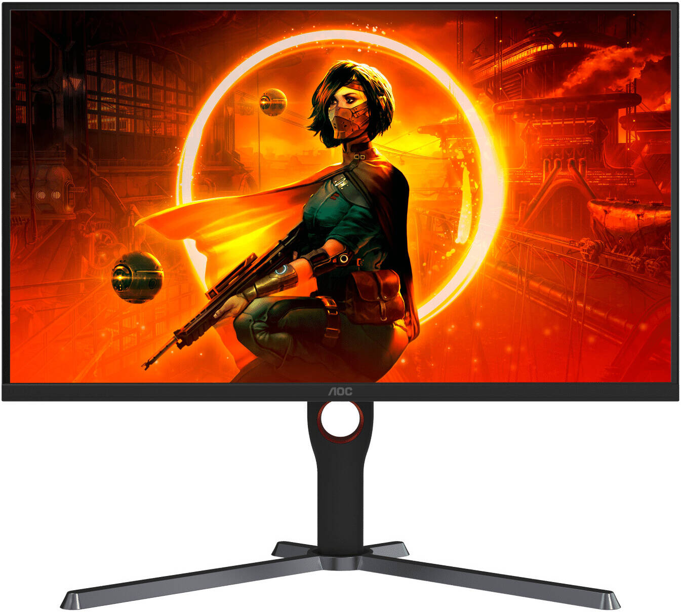 AOC Q27G3ZE Gaming Monitor, 27" QHD 2560 x 1440 IPS Display,  Up to 240Hz Refresh Rate, 0.5 (MPRT) Response Time, AMD FreeSync Premium Technology, 1.07b Color Display, Black | Q27G3ZE