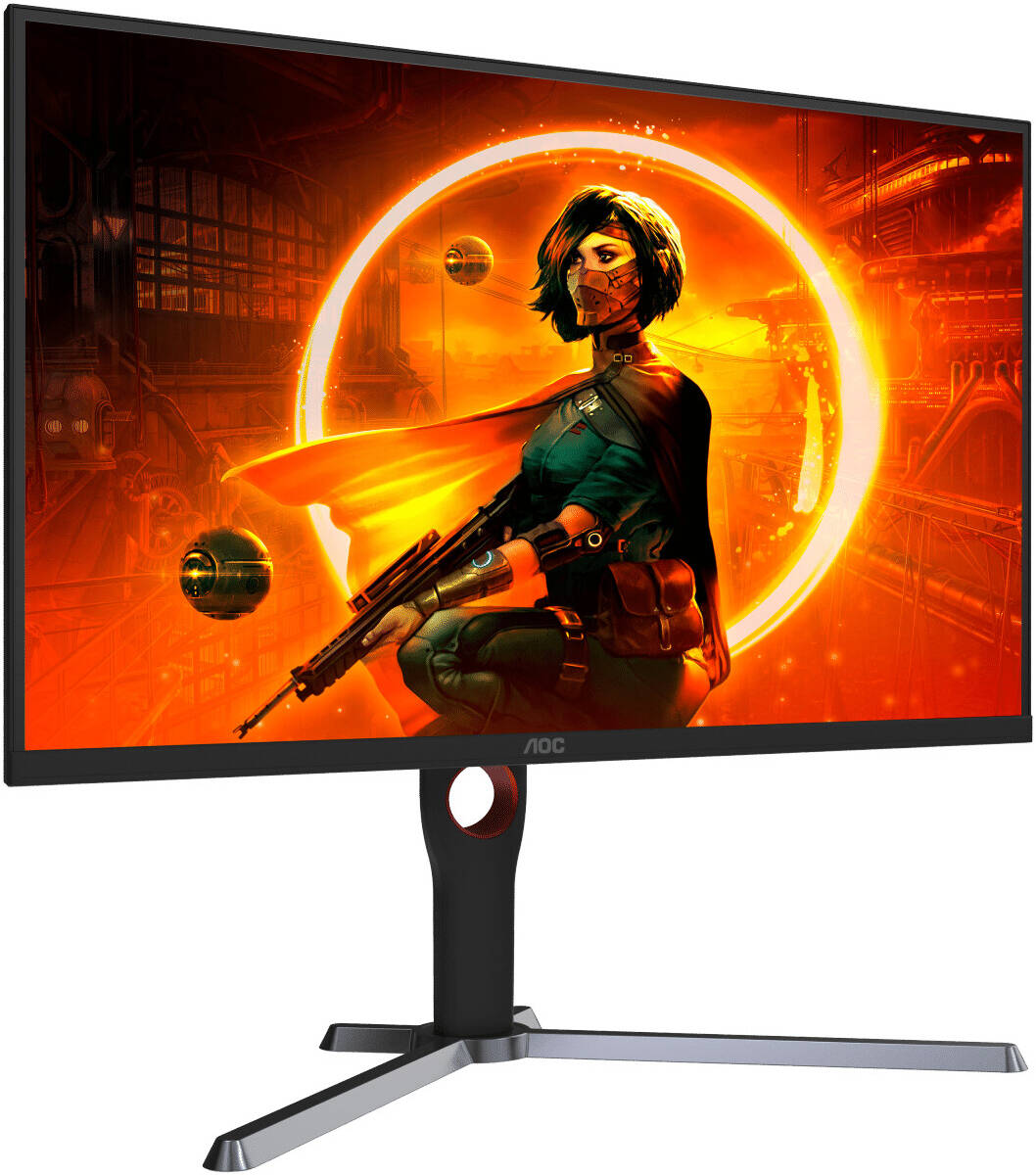 AOC Q27G3ZE Gaming Monitor, 27" QHD 2560 x 1440 IPS Display,  Up to 240Hz Refresh Rate, 0.5 (MPRT) Response Time, AMD FreeSync Premium Technology, 1.07b Color Display, Black | Q27G3ZE