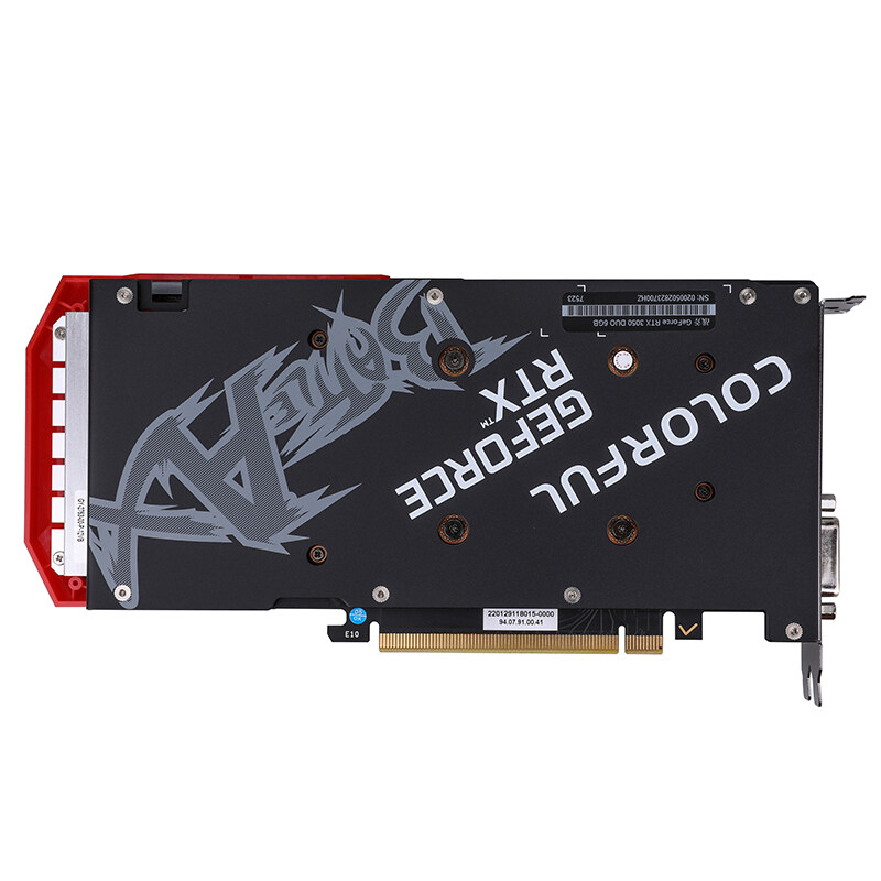 COLORFUL BATTLE-AX GeForce RTX 3050 NB DUO 6GB V2-V GDDR6 Dual Fan Graphics Card