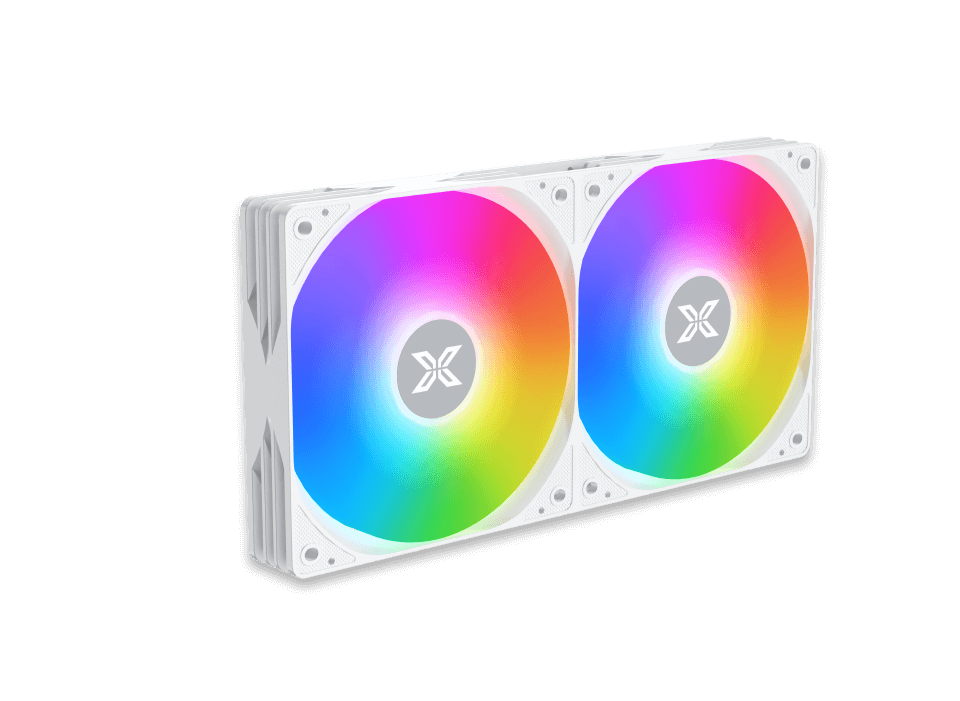 Xigmatek LK 240 Digital Arctic 240MM AIO ARGB Liquid Cooler with LCD, White | EN45936