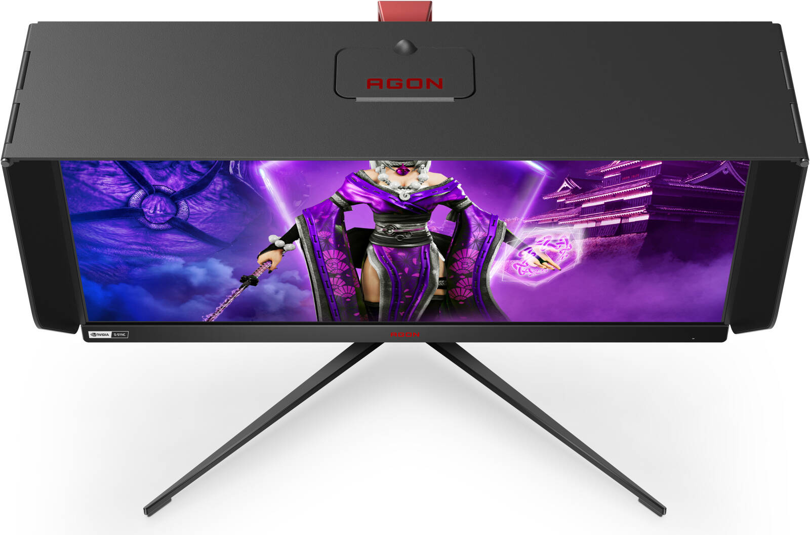 AOC Agon Pro 24.5" Premium Flat FHD Gaming Monitor, 1920x1080 Resolution, IPS, 360Hz, 1ms Response Time, 3H Hardness, 16 9 Aspect Ratio, Vesa Certified Display HDR400, Nvidia G-Sync, Black | AG254FG