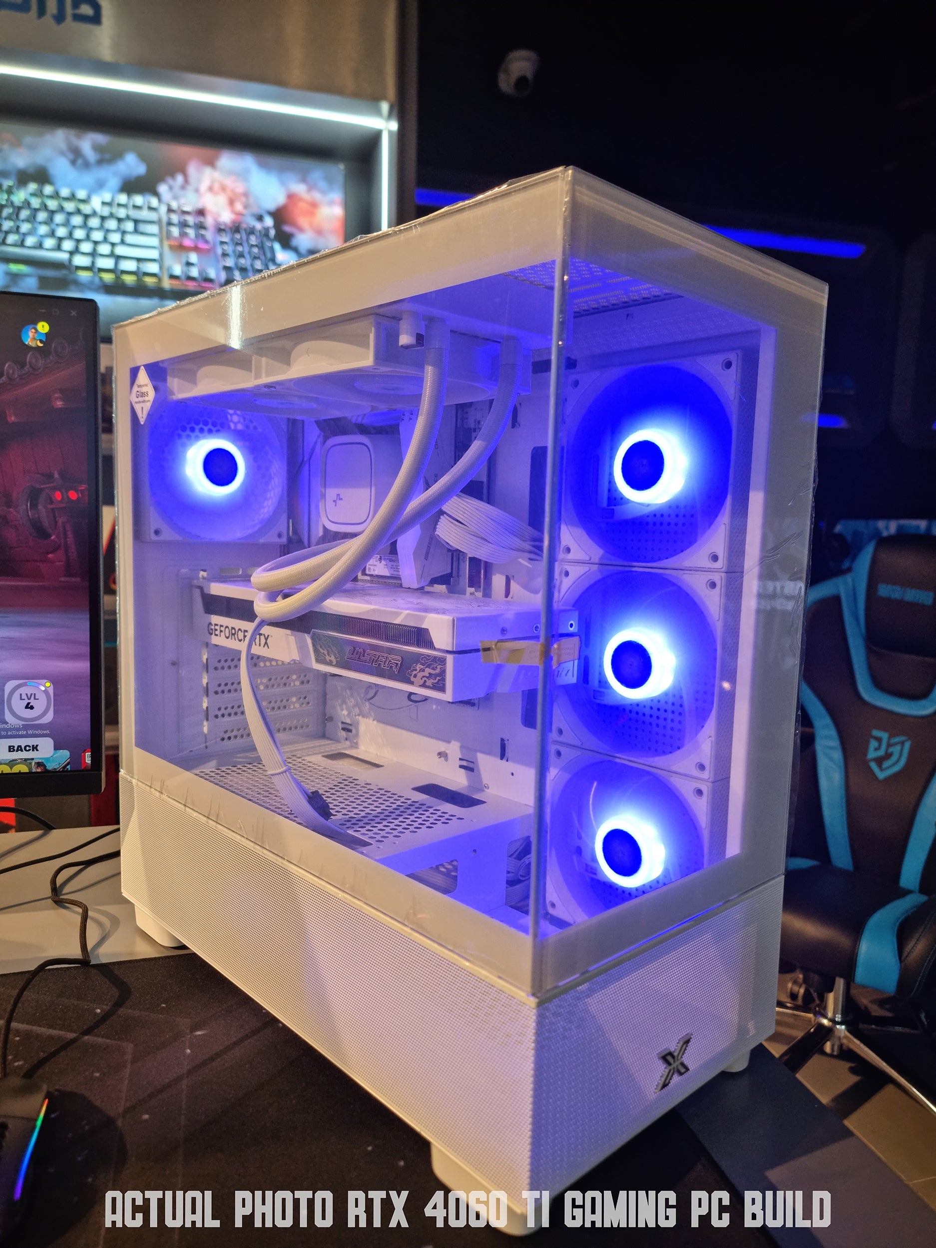 RTX 4060 Ti WHITE GAMING PC BUILD | [Intel Core i5-14600KF CPU, RTX 4060 Ti 8GB GPU, 32GB DDR5 RAM, 1TB M.2 NVMe, 650W PSU, White Tempered Glass Gaming Case]