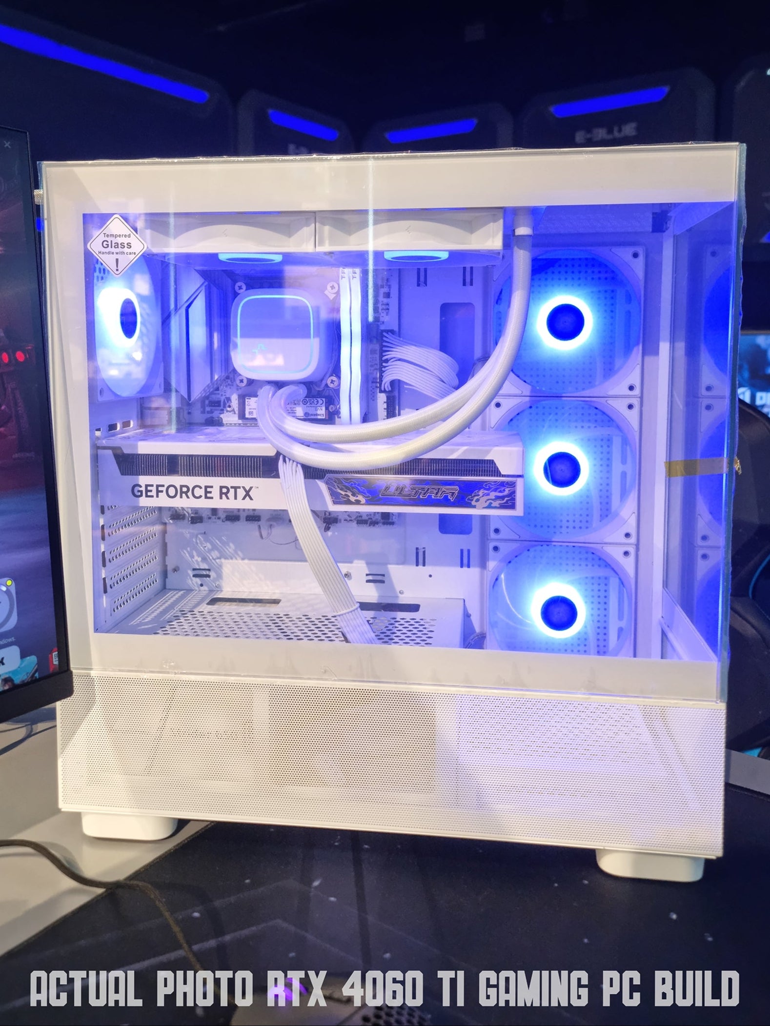 RTX 4060 Ti WHITE GAMING PC BUILD | [Intel Core i5-14600KF CPU, RTX 4060 Ti 8GB GPU, 32GB DDR5 RAM, 1TB M.2 NVMe, 650W PSU, White Tempered Glass Gaming Case]