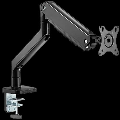 Twisted Minds Single Monitor Heavy Duty Spring Assisted Monitor Arm USB Port | TM-60-C06