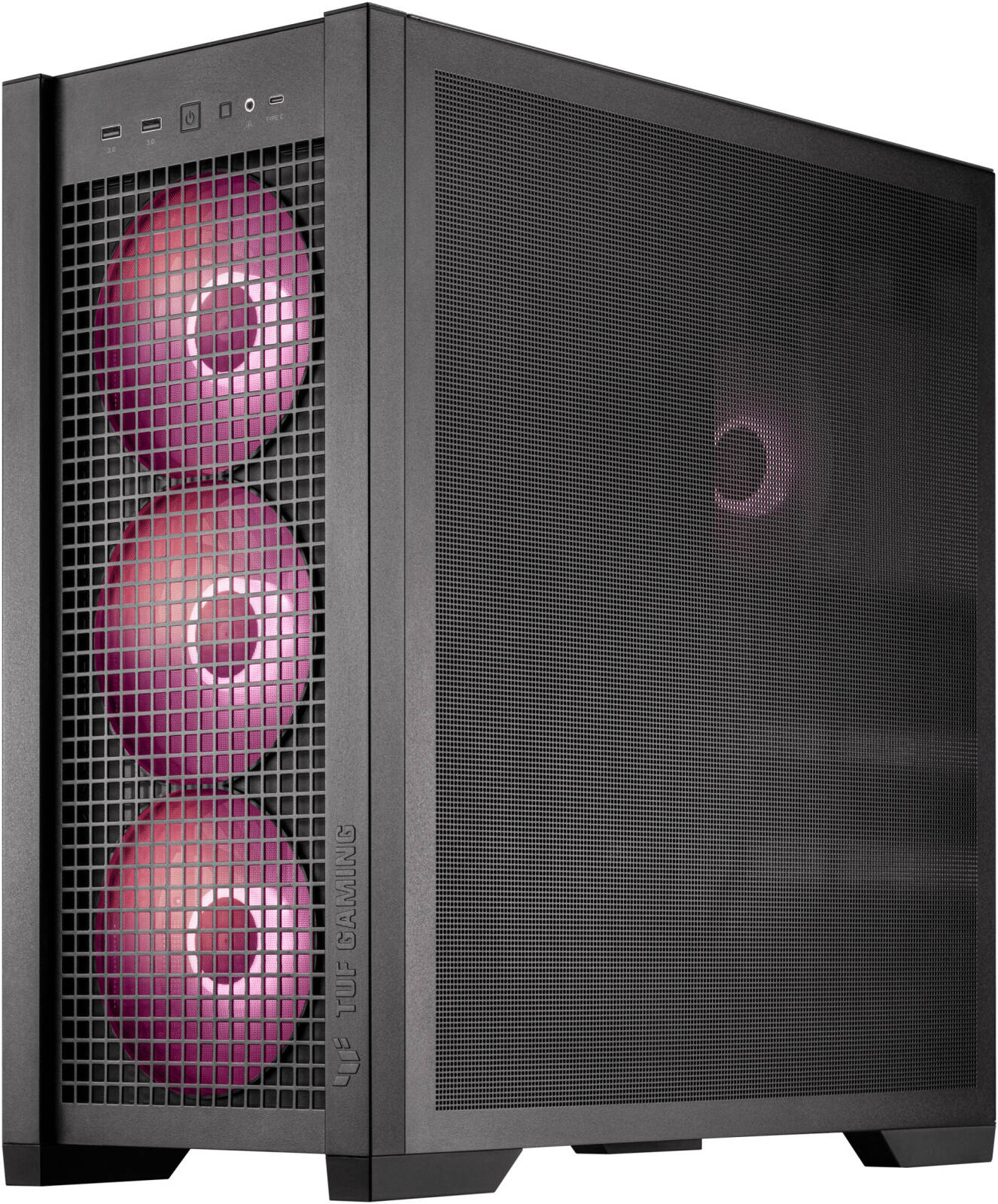 ASUS TUF Gaming GT302 ARGB Mid Tower Computer Case, 4x Pre-Installed 140MM ARGB Fans | BLACK