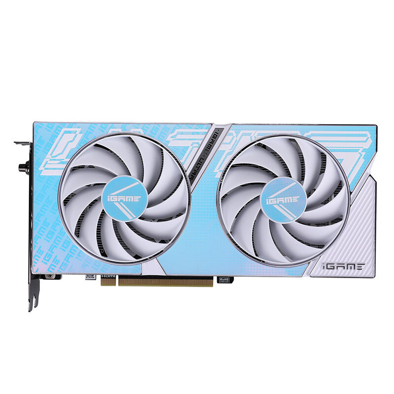 iGame GeForce RTX 4060 Ultra W DUO OC 8GB-V GDDR6 Dual Fan Graphics Card | White