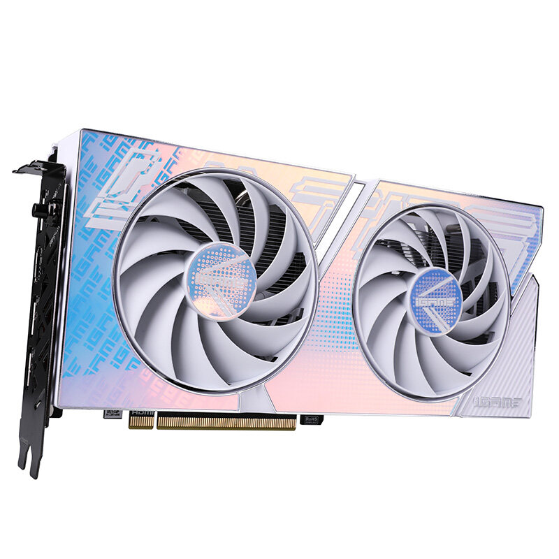 iGame GeForce RTX 4060 Ultra W DUO OC 8GB-V GDDR6 Dual Fan Graphics Card | White