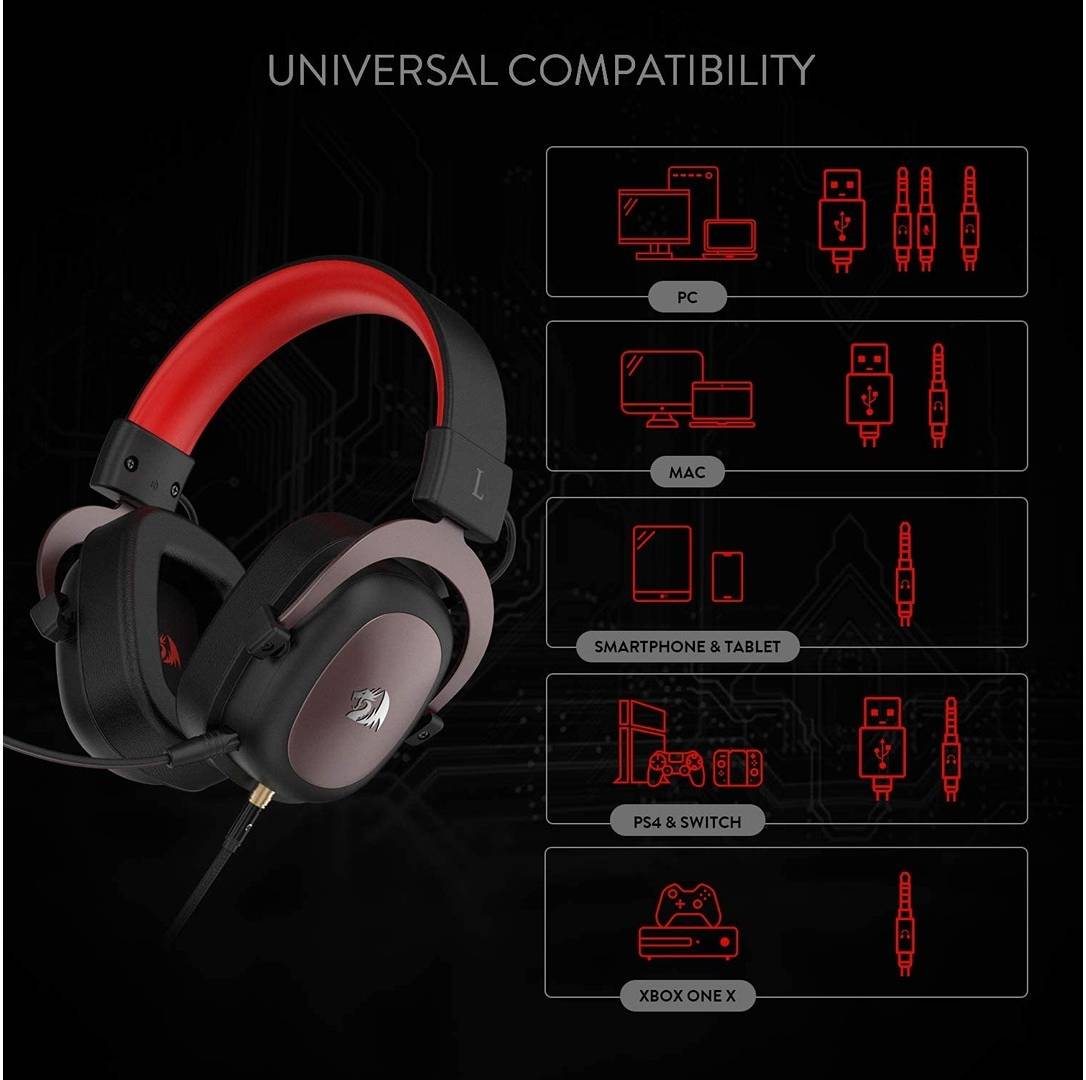 Redragon Zeus 2 Wired Gaming Headset