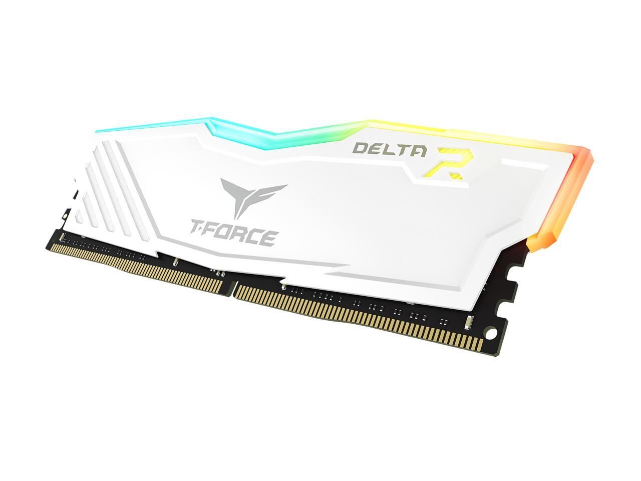 Team T-Force Delta 16GB (2 X8) RGB DDR4 3600 MHz CL18 RAM Memory - White - Dragon Master For Electronics