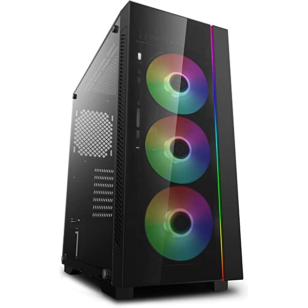 DEEPCOOL CASE MATREXX 55 V4 TG ATX 4F RGB Black